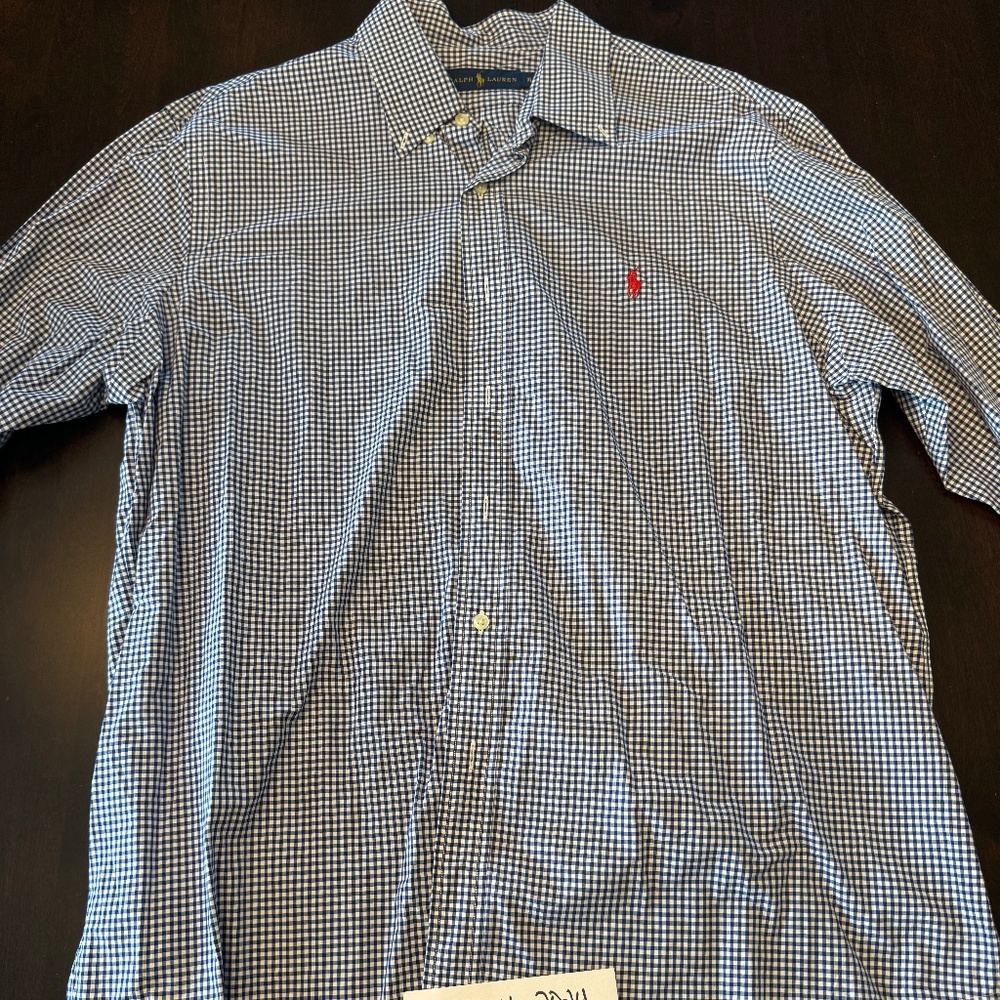 Ralph Lauren Checkered Men's Button Down